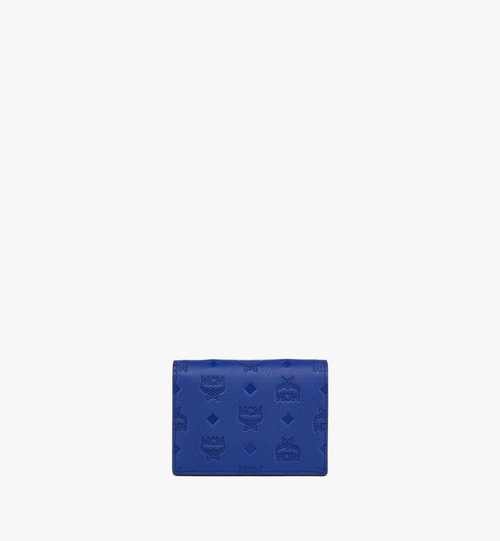 Aren Snap Wallet in Embossed Monogram Leather 1